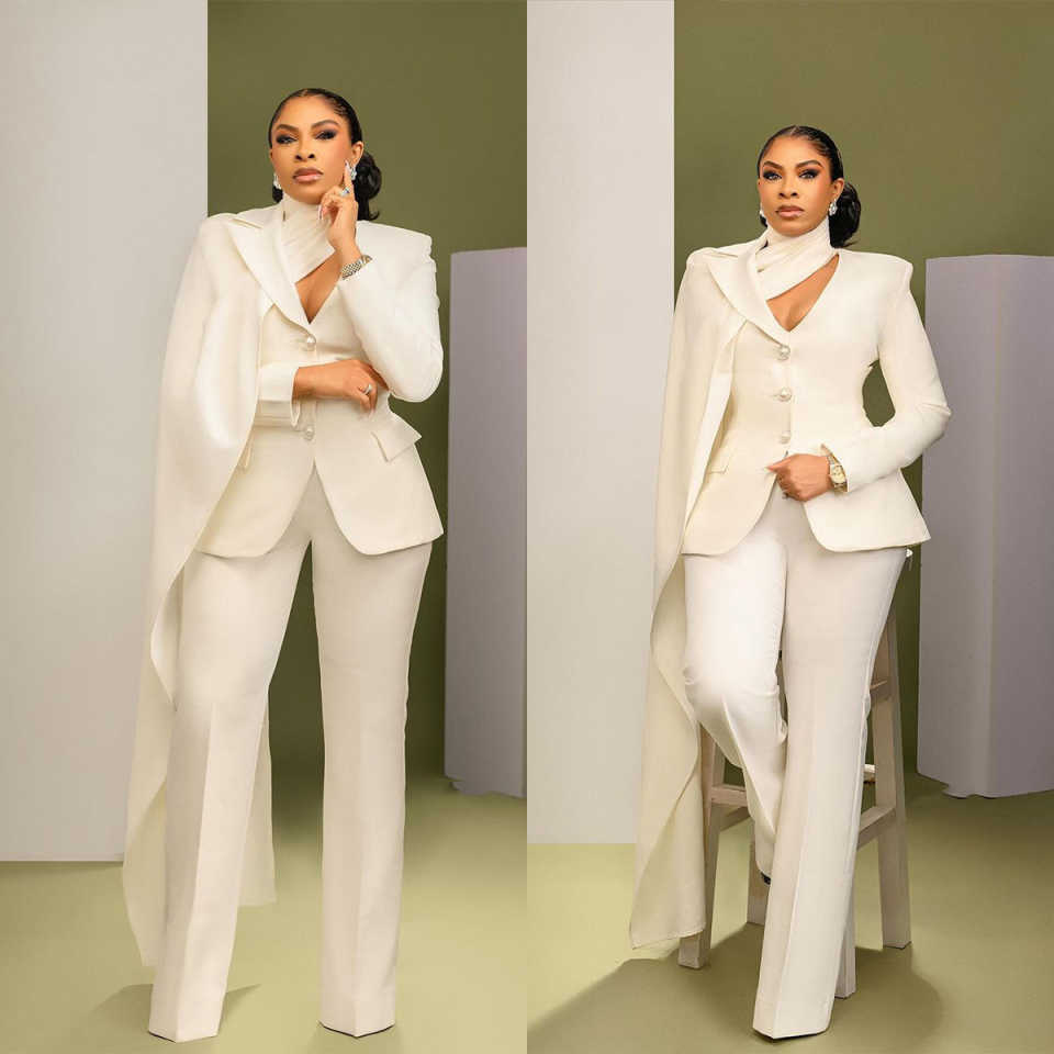 Women'S Red Formal Wear - 디자이너 여성용 바지 정장, 랩 포함,