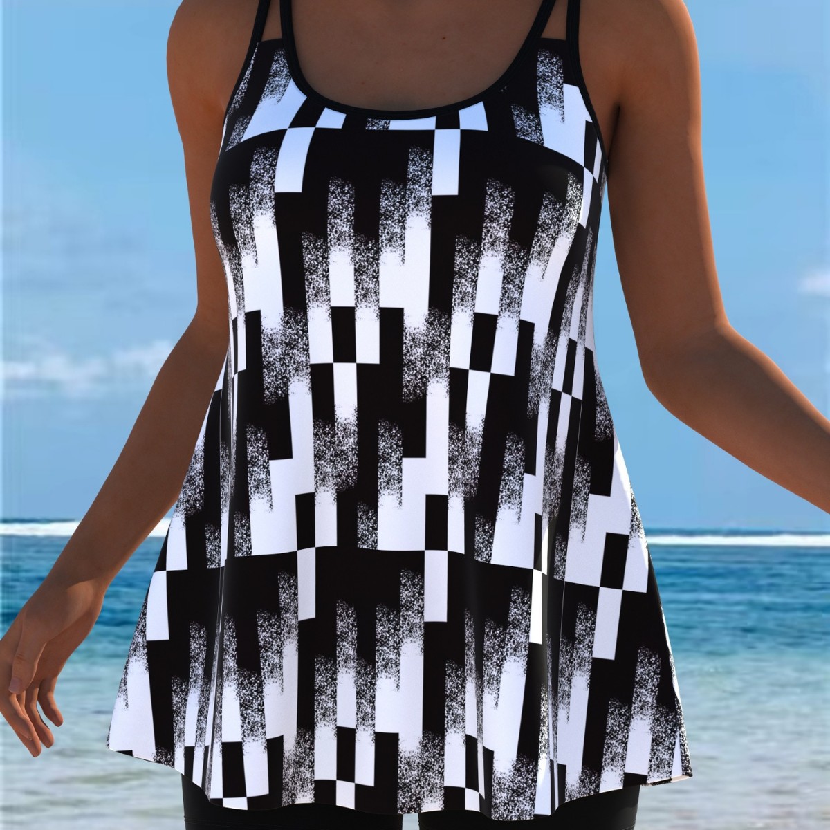 새로운 Tankini 수영복 Tankini 세트 섹시한 - Womens Suit 리뷰 및 가격