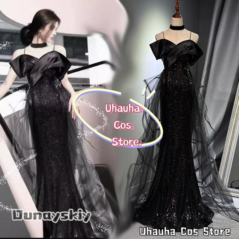 코스프레 럭셔리 이브닝 드레스 의상 aBcUH@Blac - Evening Gown 리뷰 및 가격